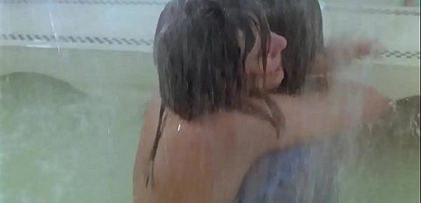  Joan Collins pool orgy scene in The Stud (1978)